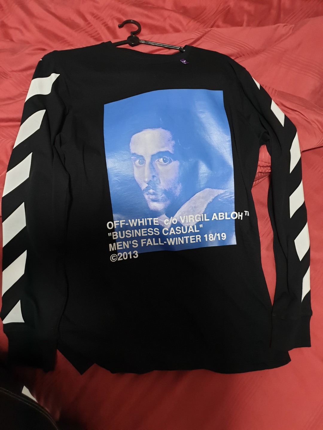 Off white business casual long sleeve top