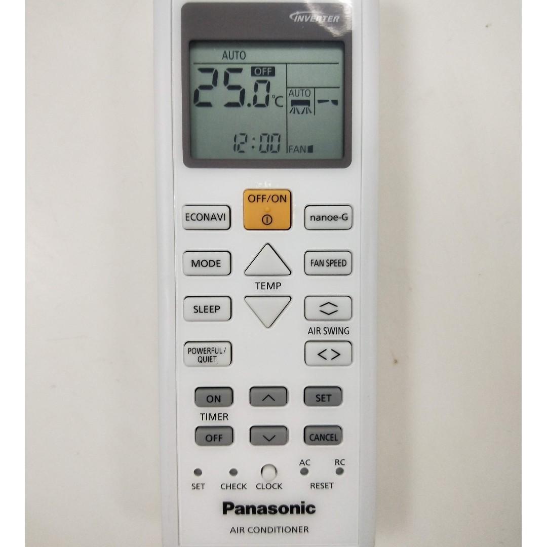 Panasonic Aircon Remote Control New Home Appliances Cooling