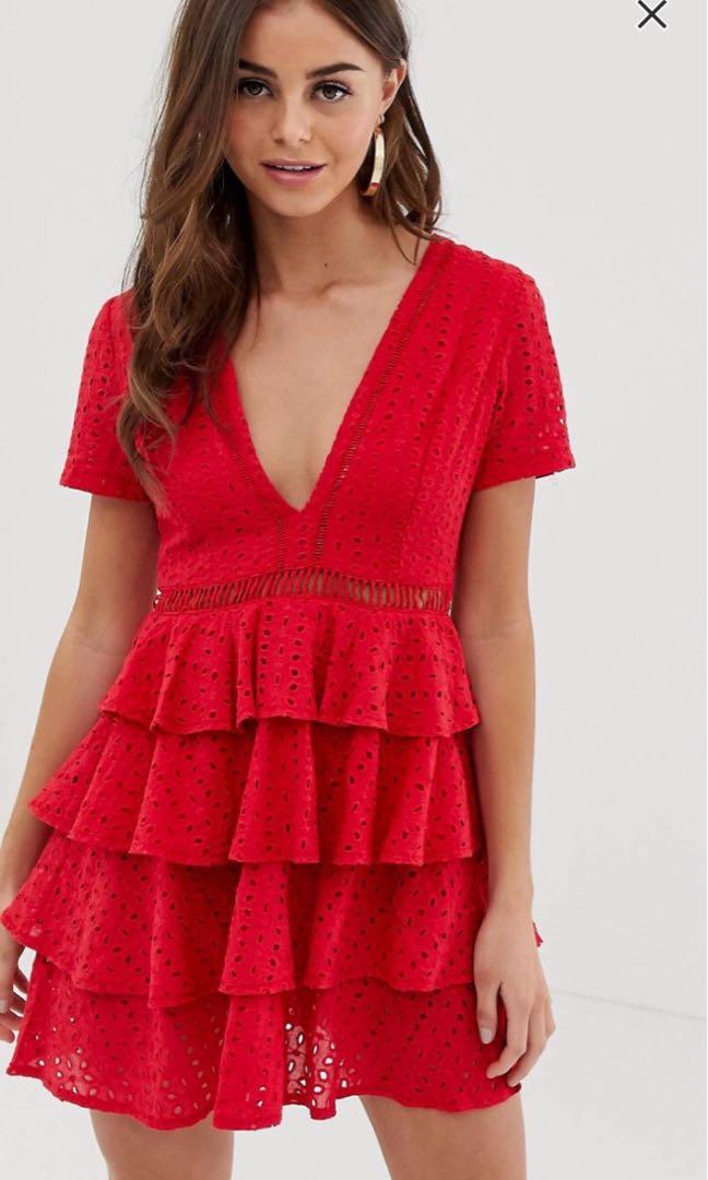 Red pretty discount little thing dress