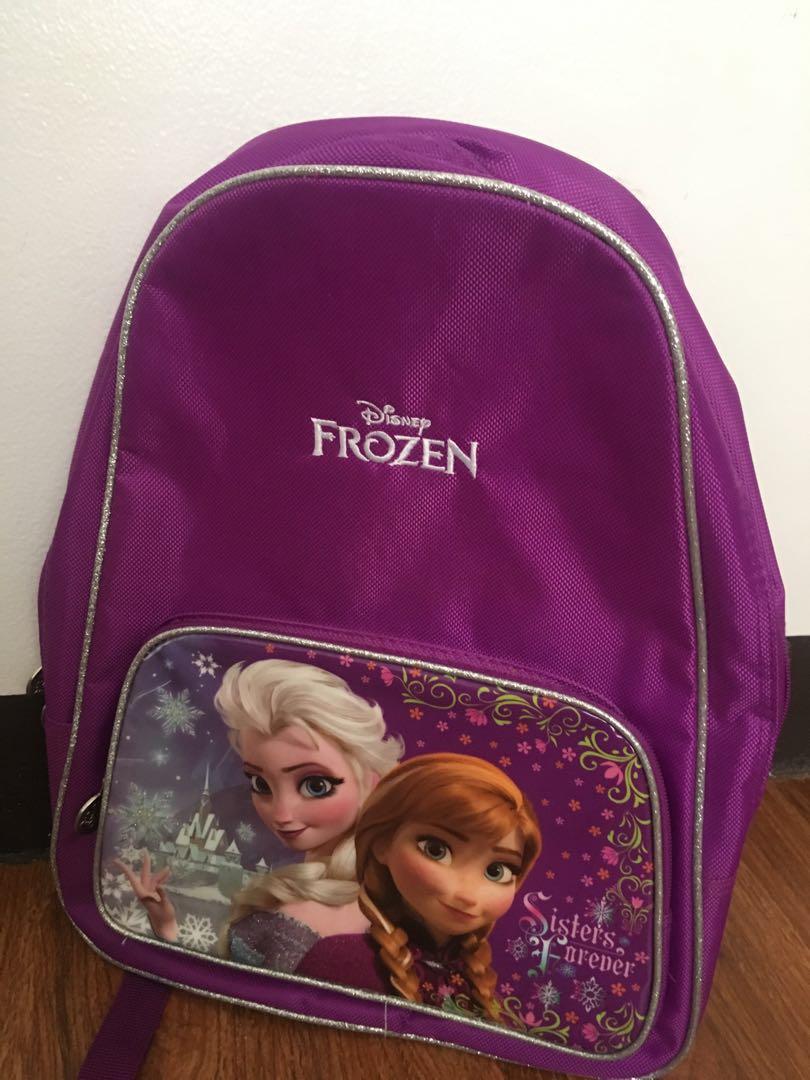 *REPRICED* FROZEN BACKPACK (Category: Diaper Bags & Wetbags) located in Quezon City. Submitted by flyingmommie (Listing ID 213884347, Image 1). Description: 🎈AUGUST BIRTH MONTH PROMO 🎈 FROM THE PRICE OF PHP499 TO PHP349 USED ONCE ONLY. .