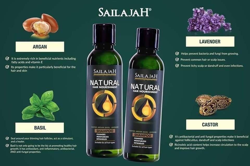Sailajah Natural Hair Nourishment Shampoo Health Beauty Hair