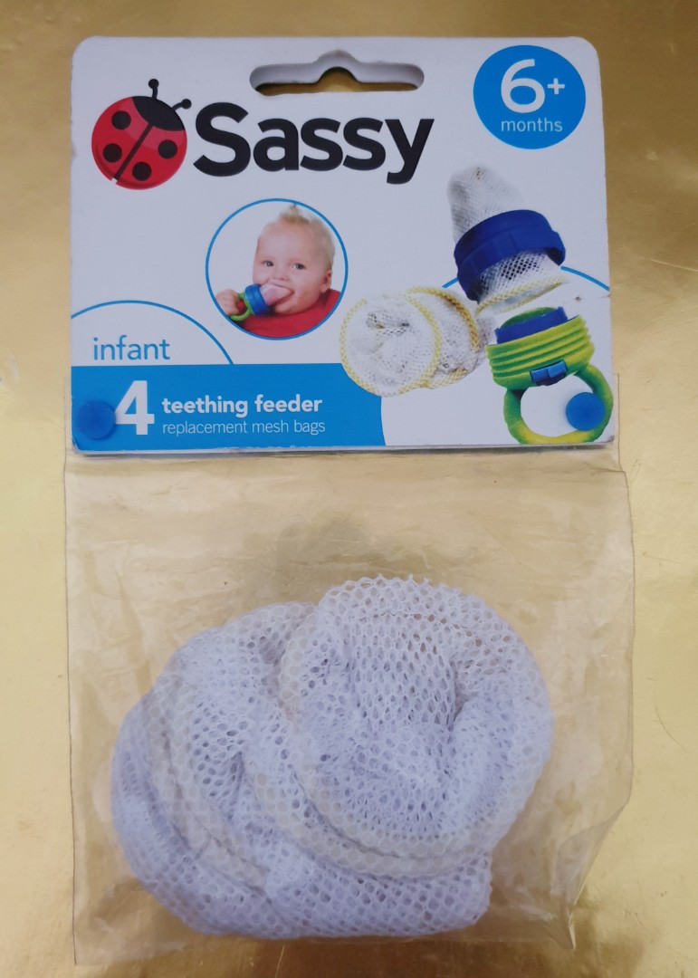 Sassy Teething Feeder Replacement Mesh 6 Month Babies Kids