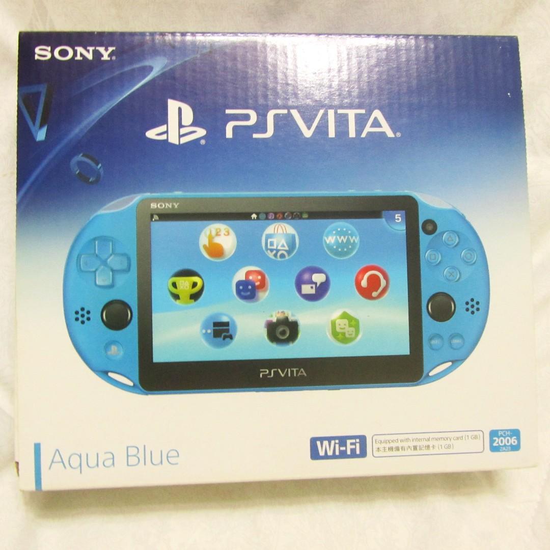 Sony PlayStation Vita (Aqua Blue), Video Gaming, Video Game Consoles