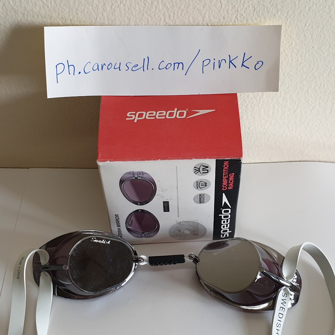 Speedo swedish mirror goggles hot sale