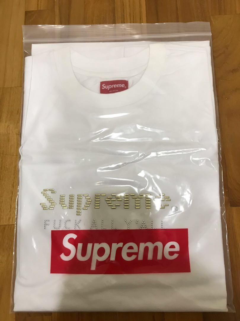 supreme gold bar tee