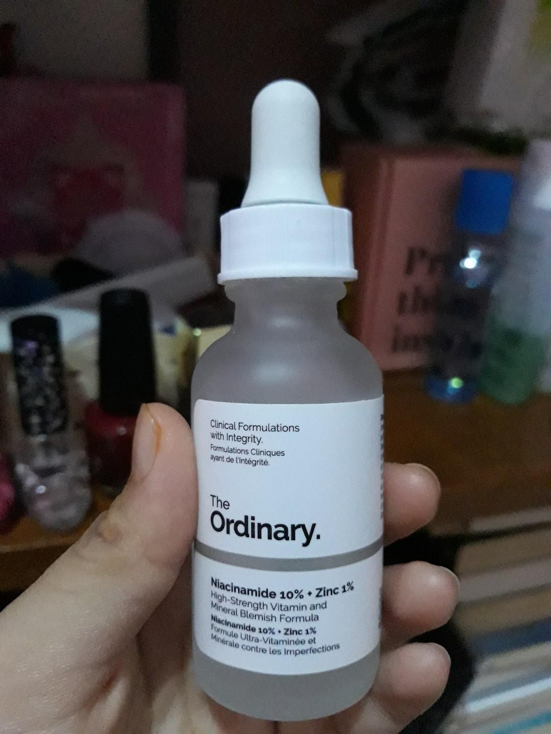 The Ordinary Niacinamide 10 Zink 1 30 Ml Kesehatan Kecantikan Kulit Sabun Tubuh Di Carousell