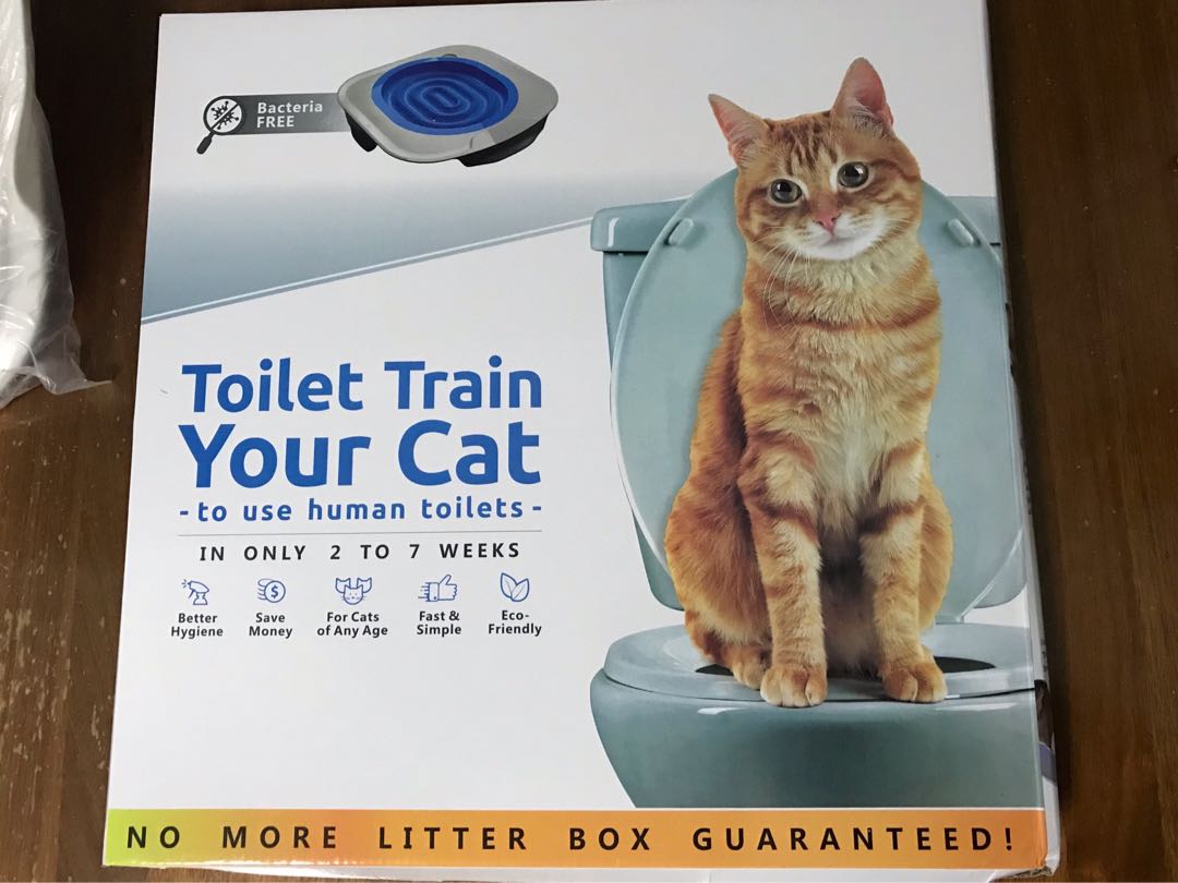 Toilet train kit for cat. No longer need cat litter / cat tray, Pet Supplies, For Cats, Cat