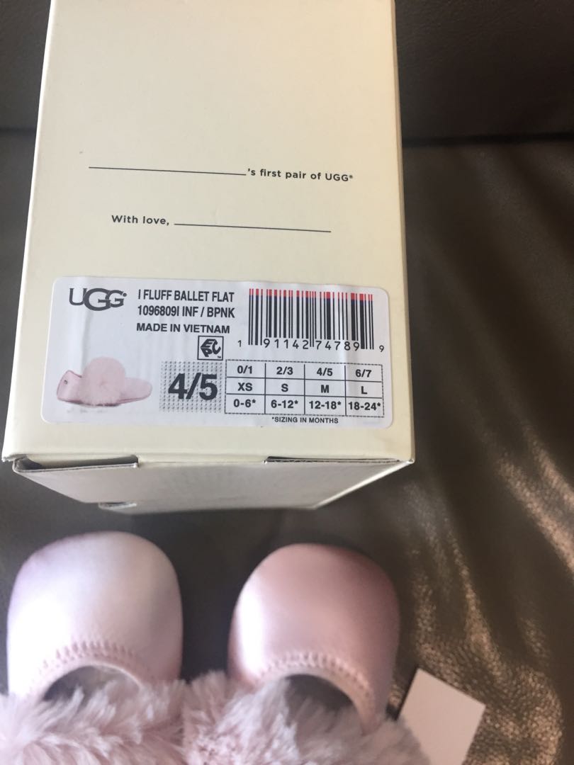ugg fluff ballet flat