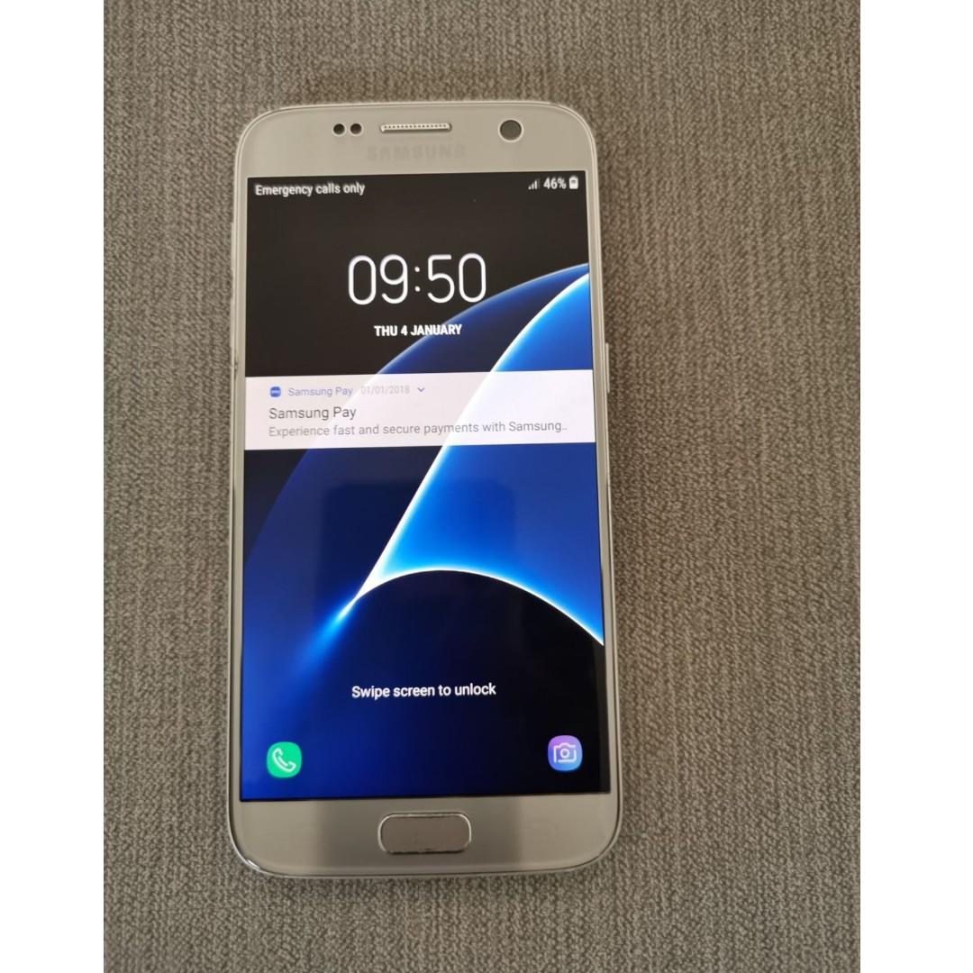 Used But Good Cond Samsung Galaxy S7 Dual Sim Titanium Mobile Phones Tablets Android Phones Samsung On Carousell