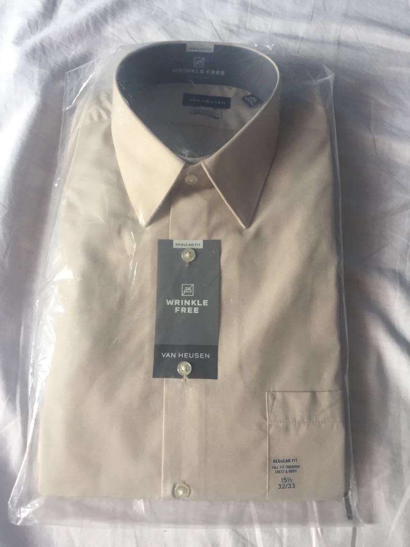 van heusen wrinkle free shirts