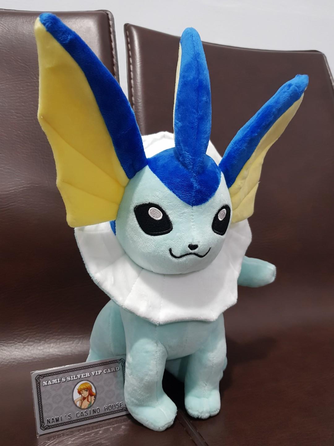 Vaporeon Realistic Pokemon 35cm Plush Eevee Evolution Hobbies Toys Toys Games On Carousell
