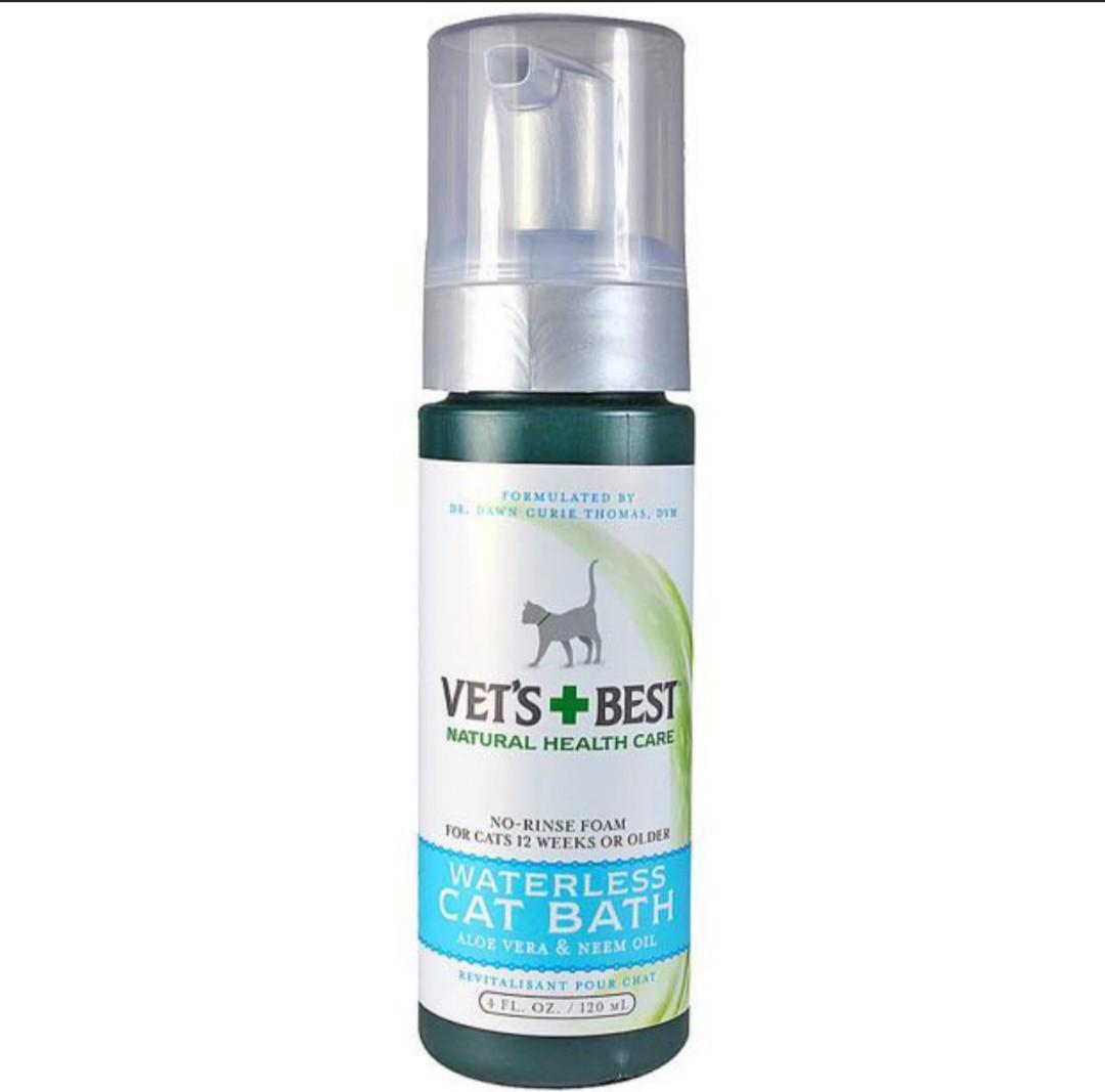 vet's best waterless cat bath