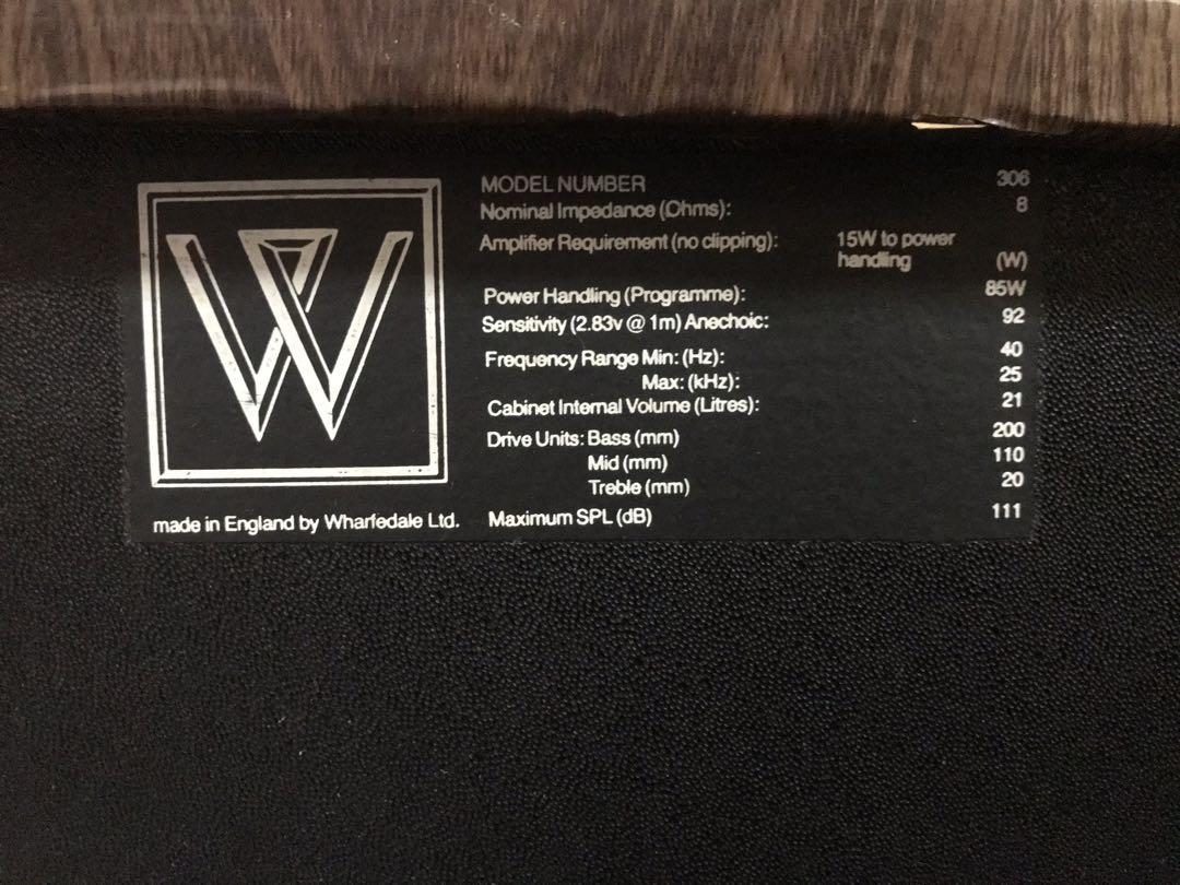 Wharfedale 306 hot sale