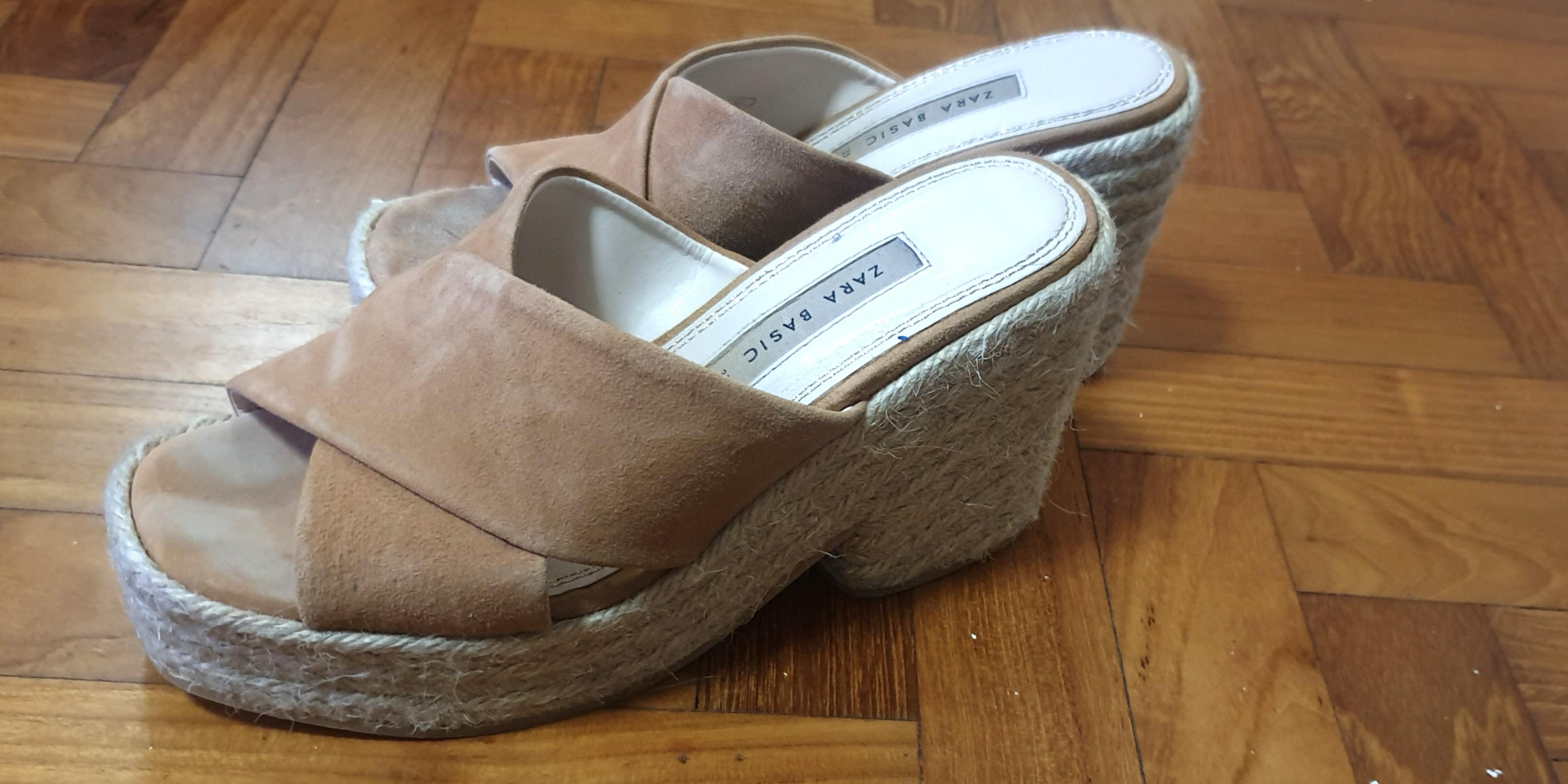 zara wedges