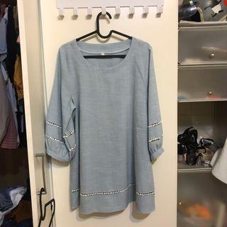 藍色 仙女 洋裝