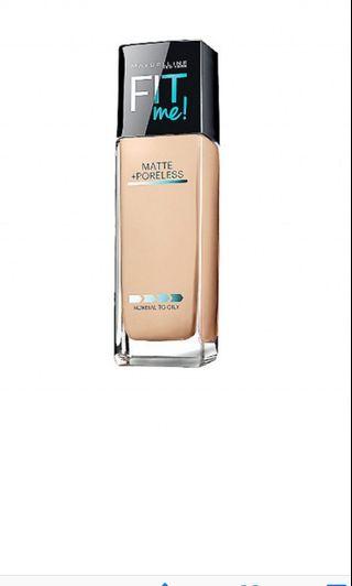 Fit me 反孔特霧粉底液 125 沈穩色號