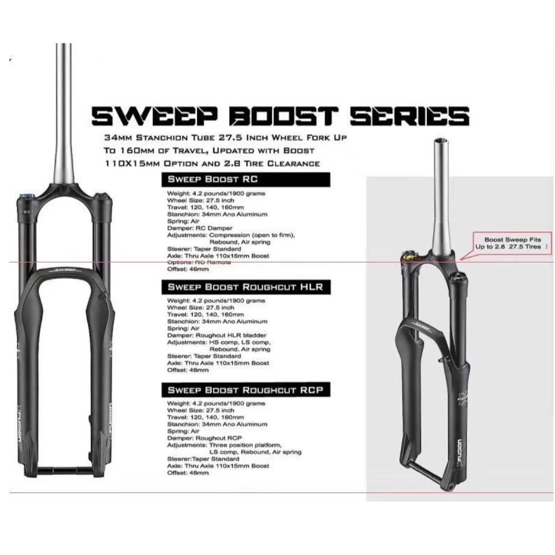 x fusion sweep boost