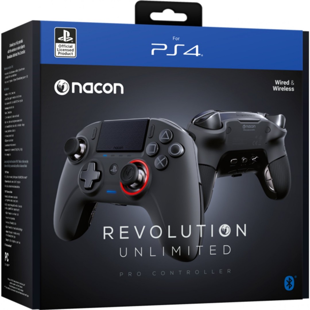 全新水貨 Ps4 Pc Nacon Revolution Unlimited Pro Controller 手掣無線手掣控制器pad 美版 玩call Of Duty Modern Warfare必備 遊戲機 遊戲機裝飾配件 手掣