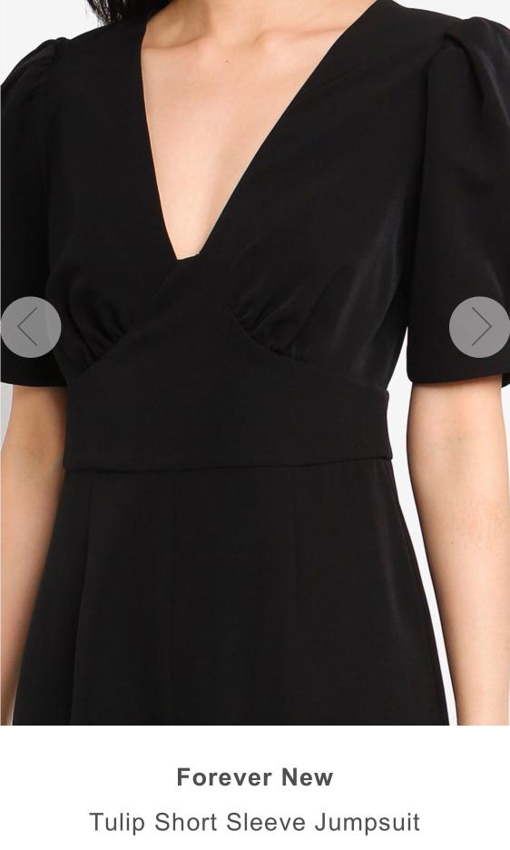 Tulip short shop sleeve jumpsuit