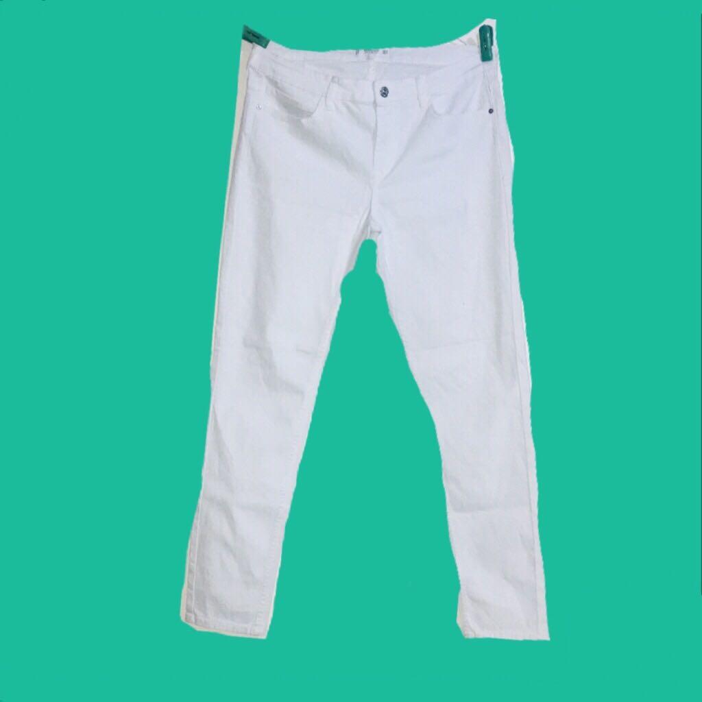 Brand New! White MANGO Pants, Women's 