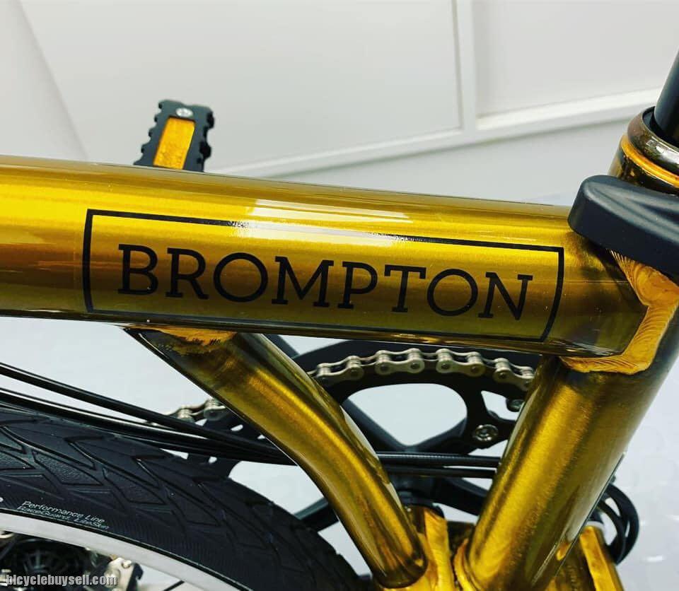 Brompton gold edition on sale price