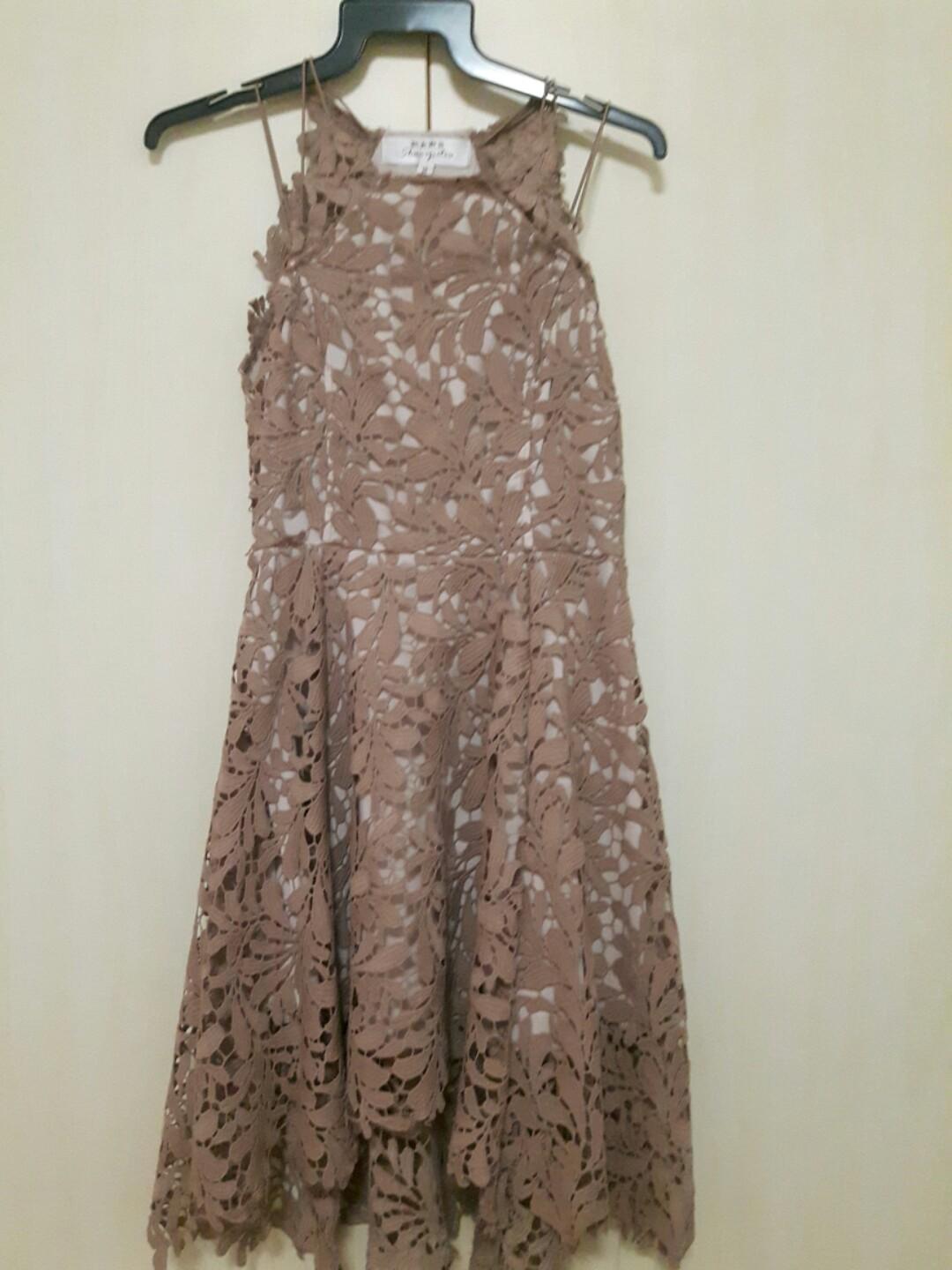 Brown lace dress Clearance