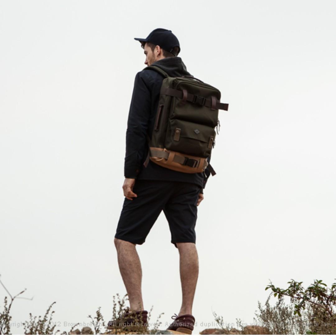 BrownBreath (BRWNBRTH) Definition Backpack SR Khaki, Men's Fashion