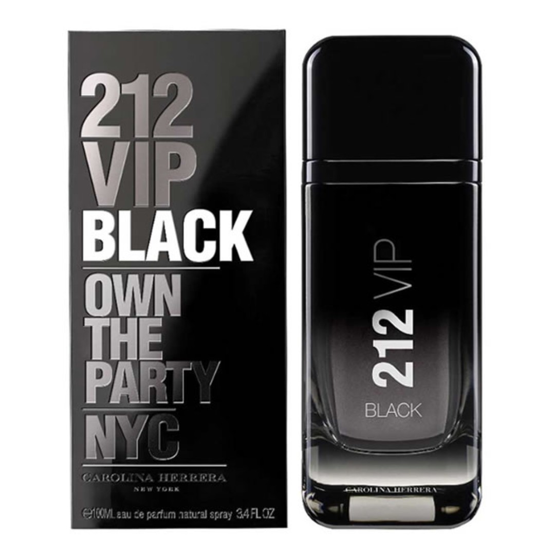 Carolina Herrera 212 Vip Black Edp For Men 100ml Tester Health Beauty Perfumes Deodorants On Carousell