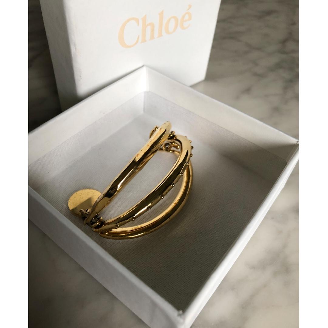 MOVING SALE Chloe Gold Plated Bracelet BRAND NEW Women s Fashion Jewelry Organisers Precious Stones on Carousell