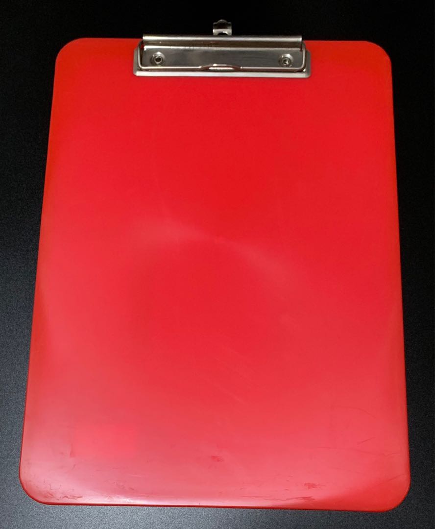 Clipboard Popbazic Brand A4 Dark Pink Books Stationery