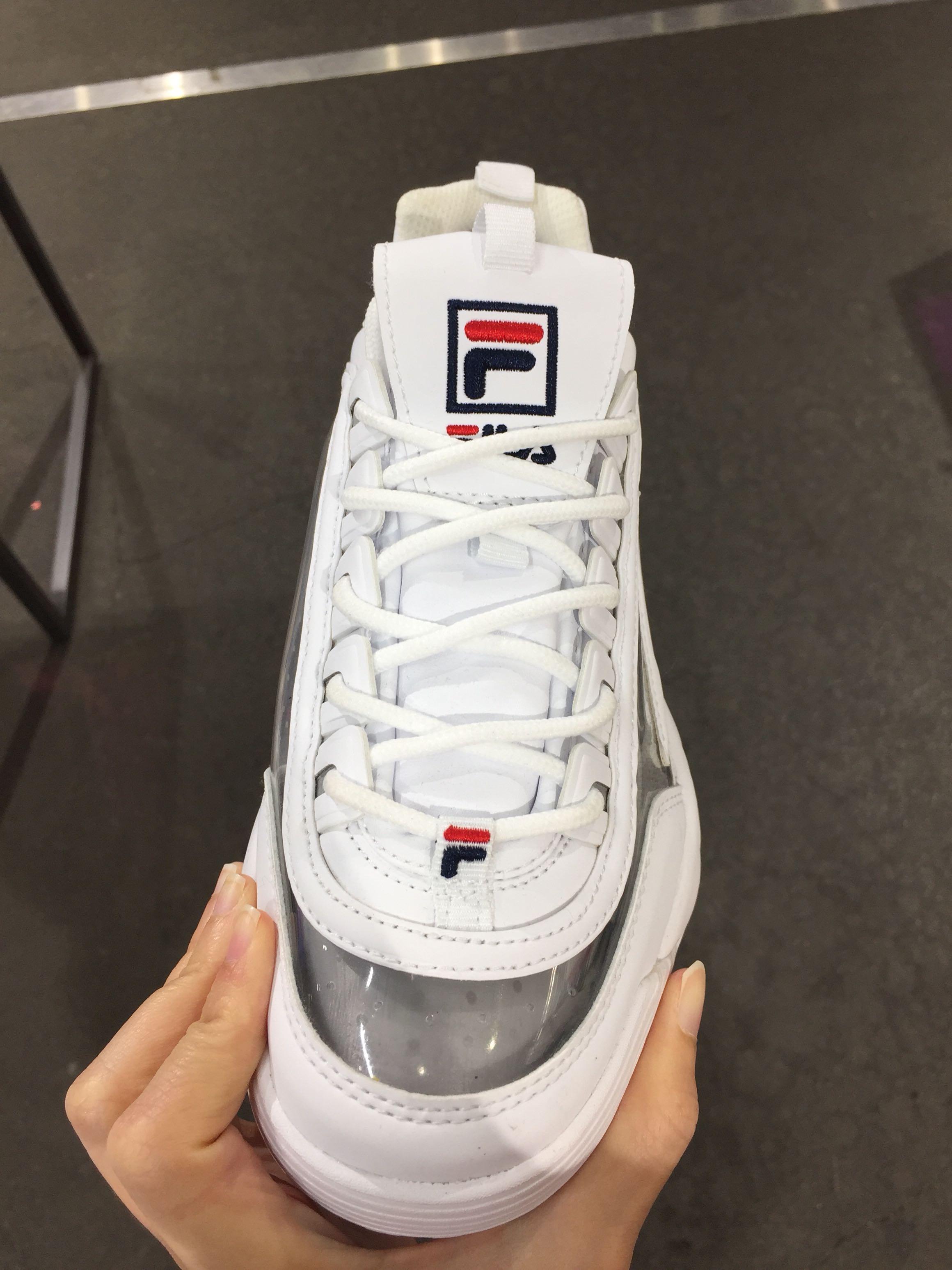 fila transparent shoes