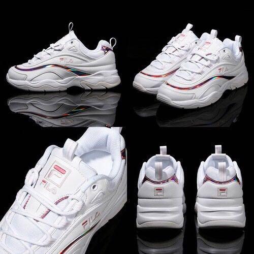 fila ray prism white