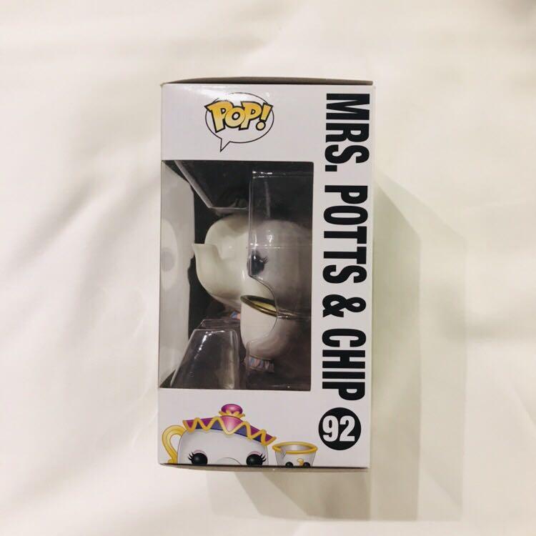 Funko POP! Disney #92 Mrs. Potts & Chip, Hobbies & Toys, Toys & Games ...