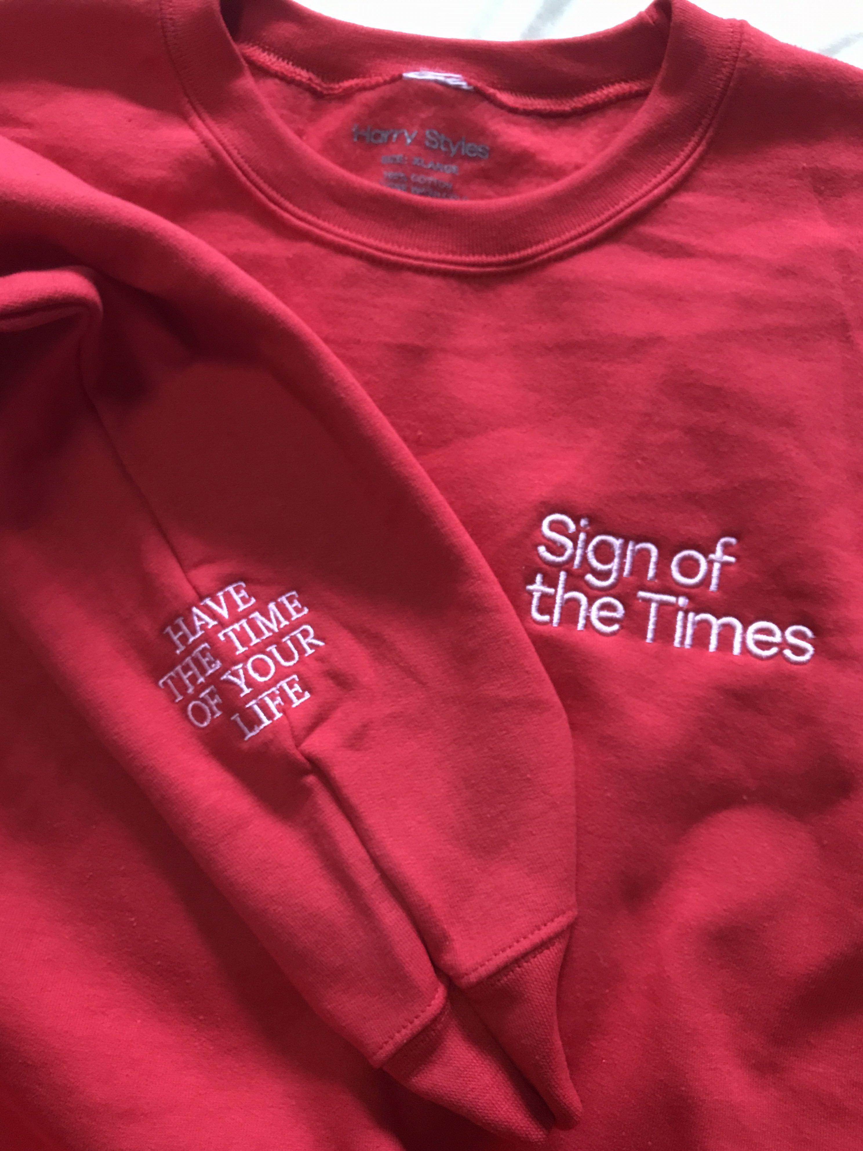 sign of the times crewneck