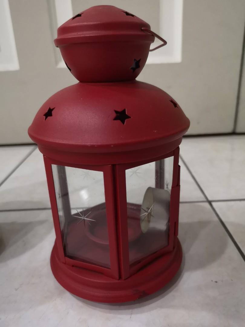 Ikea Lantern Black Candle Ikea On Carousell