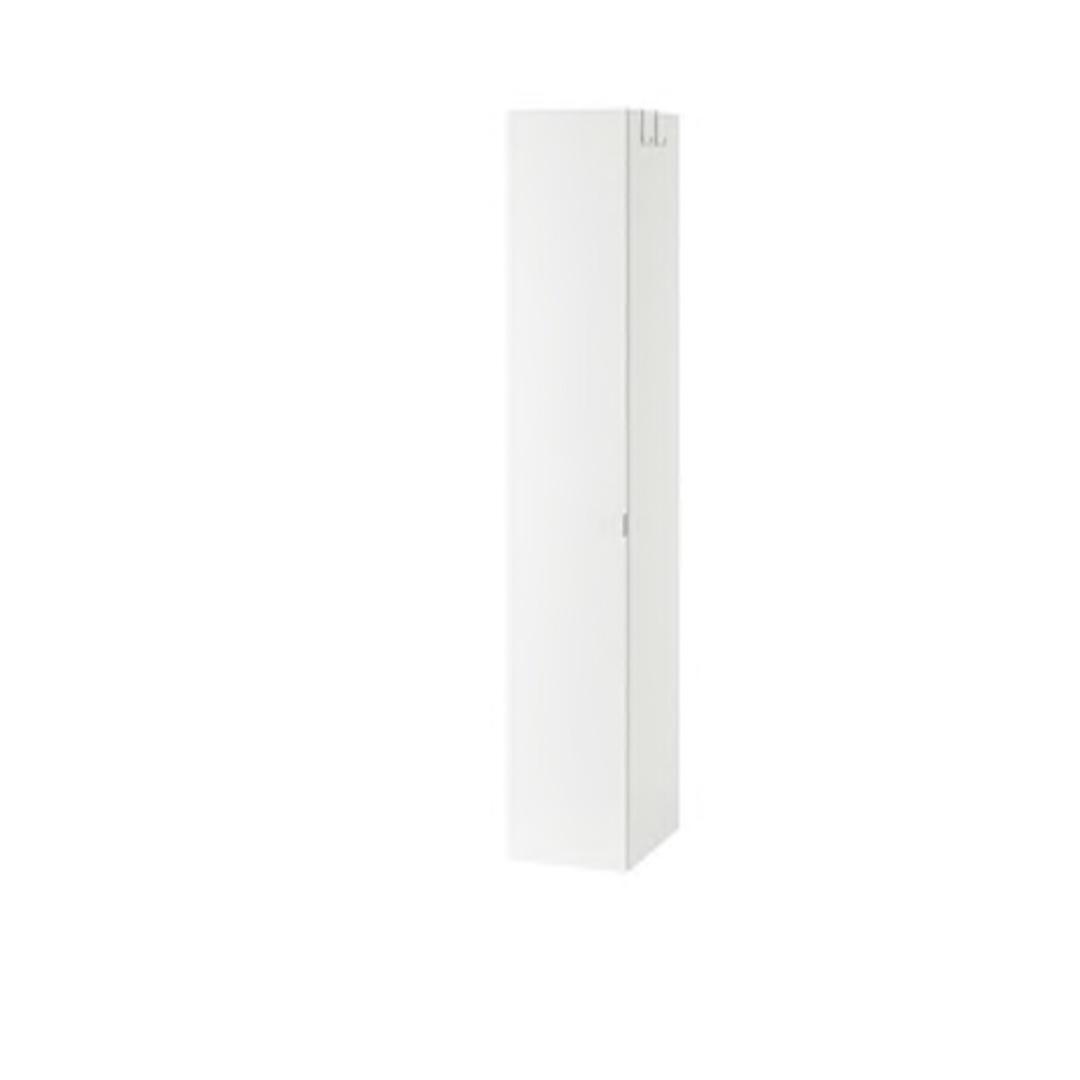 Ikea Lillangen tall narrow storage in Matt white, Furniture