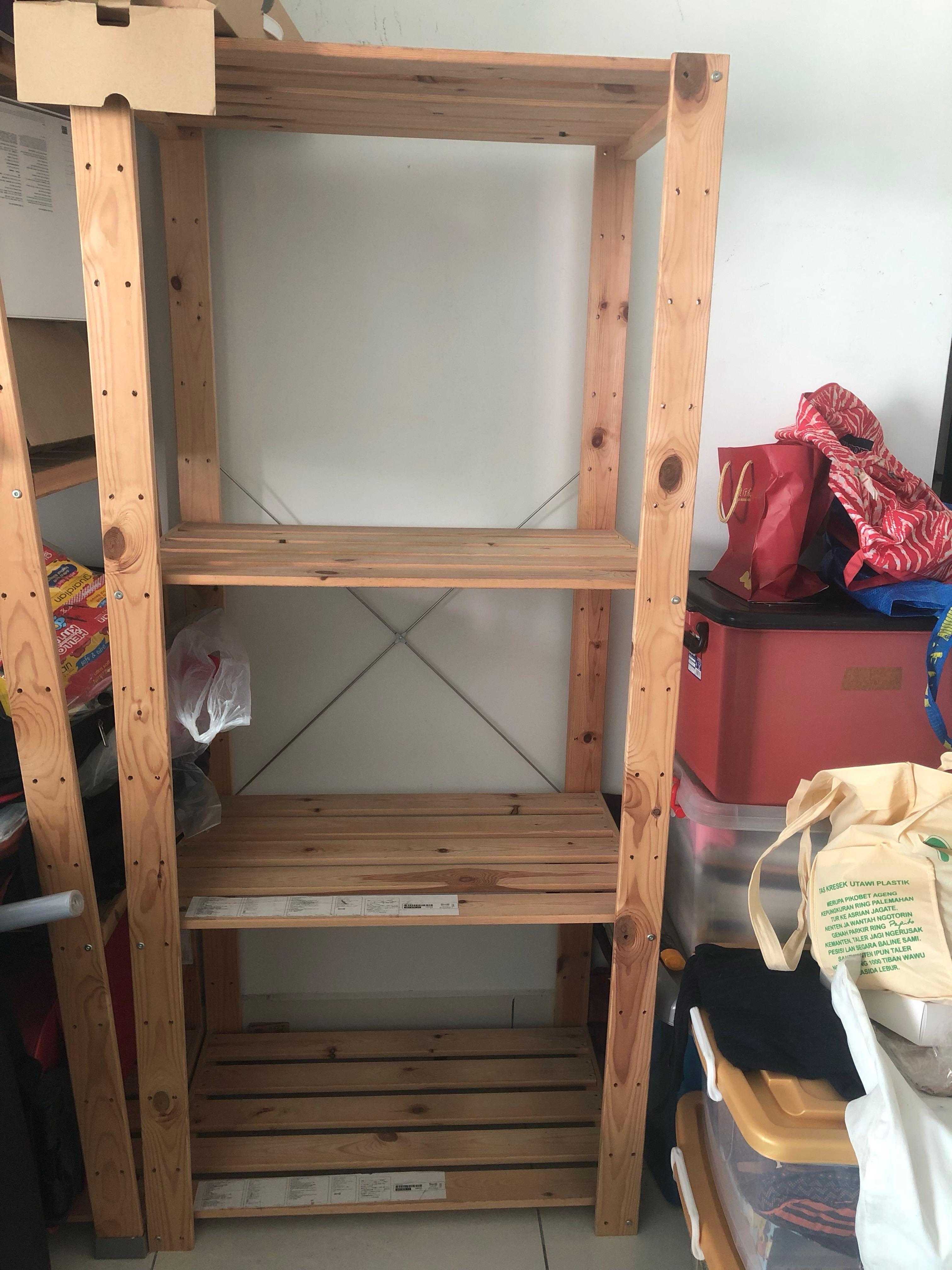 IKEA softwood rack shelving unit , Furniture & Home Living, Furniture