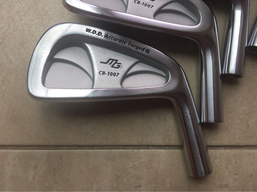 JAPANESE MIURA GOLF IRONS CB1007 5PW 6pcs Heads only, Sports