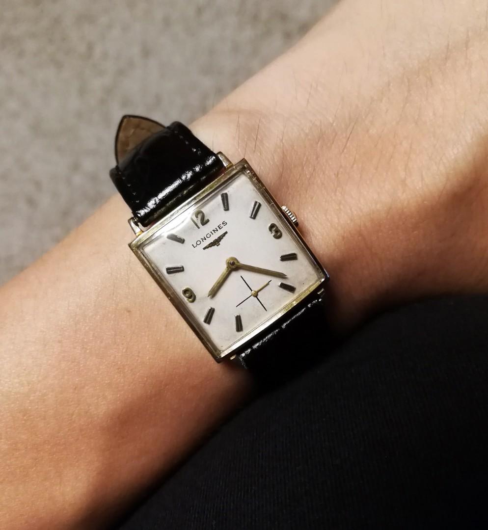 Longines wittnauer clearance 14k gold watch