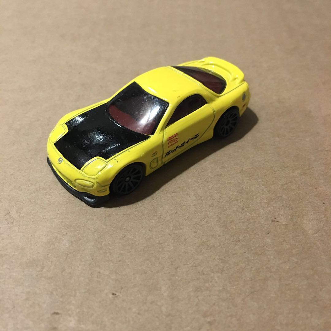 Loose Hot wheels Mazda FD RX7 Yellow, Hobbies & Toys, Toys & Games on ...