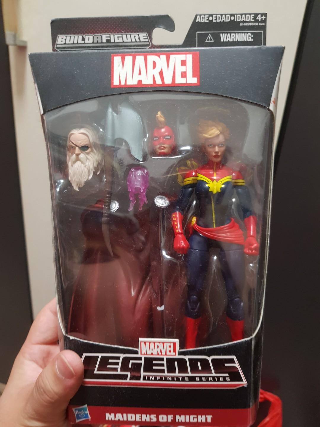 Marvel Legends Worthy Captain America And Odin Wave Captain Marvel Toys Games Bricks Figurines On Carousell
