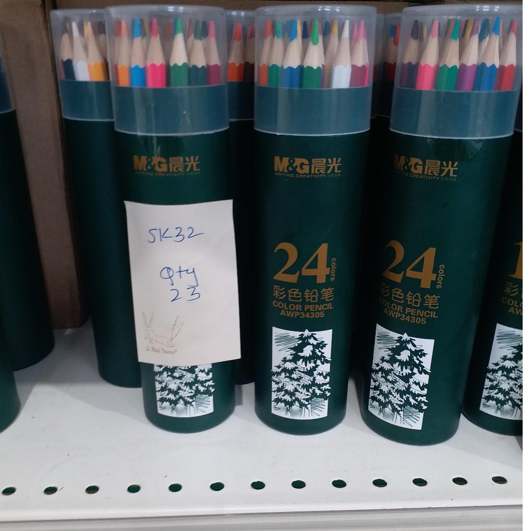 M G 24 Color Professional Grade Colored Pencils Drawing Pencils