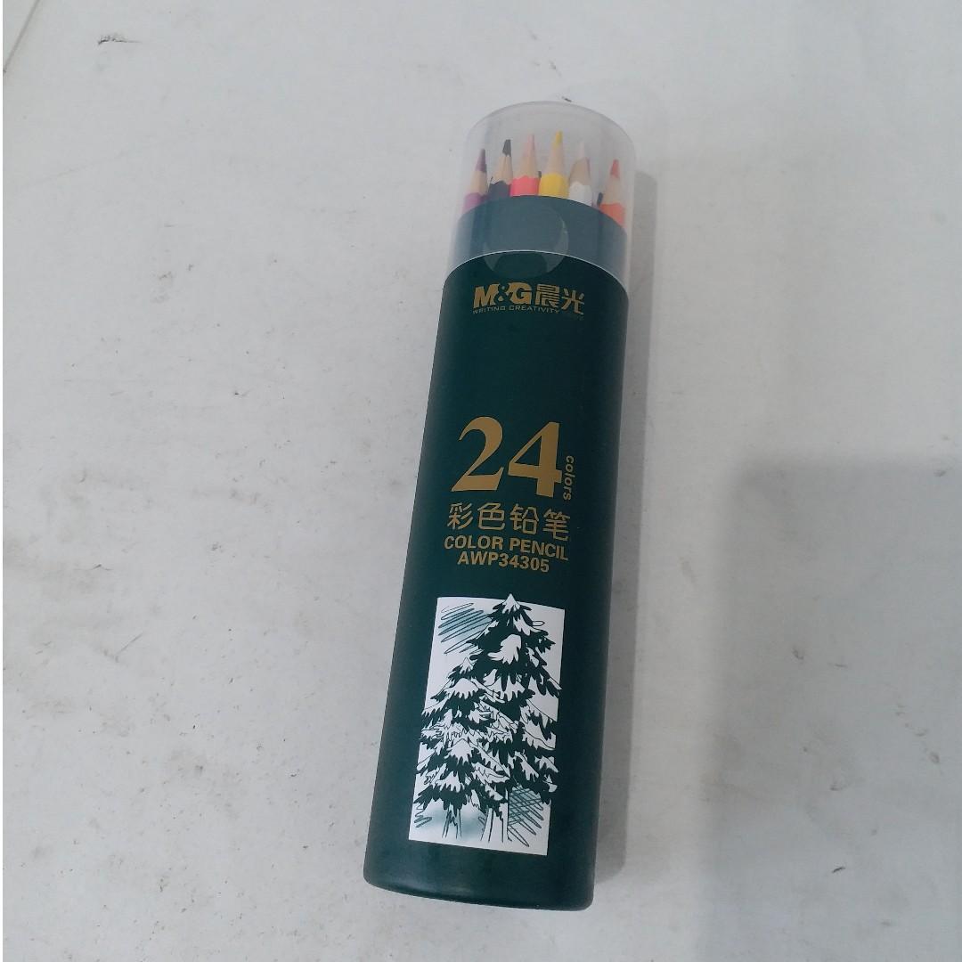 M G 24 Color Professional Grade Colored Pencils Drawing Pencils