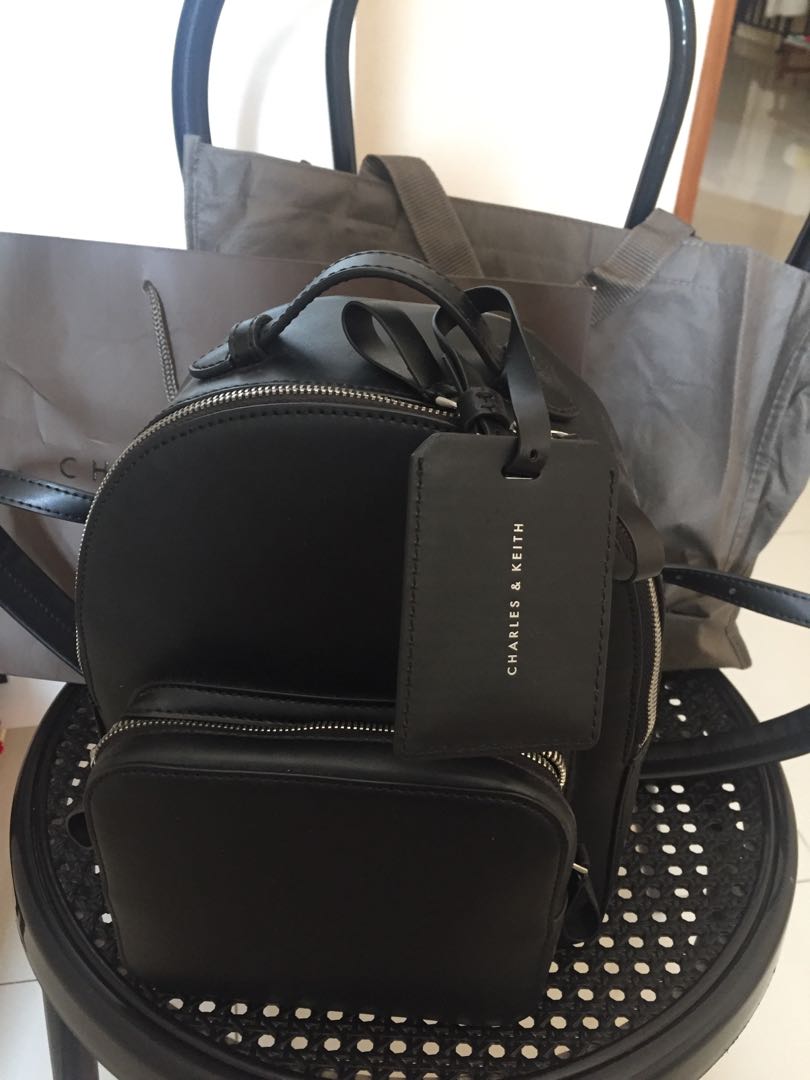 mini backpack charles and keith