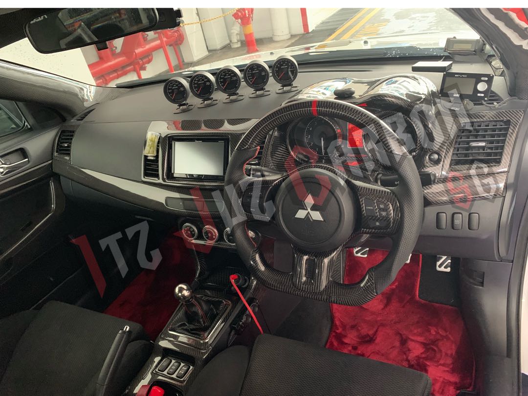 Mitsubishi Evolution X Carbon Interior Conversion