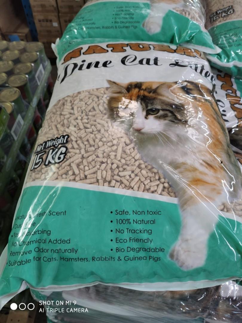 NATURAL PINE CAT LITTER 15KG, Pet Supplies, Homes & Other Pet