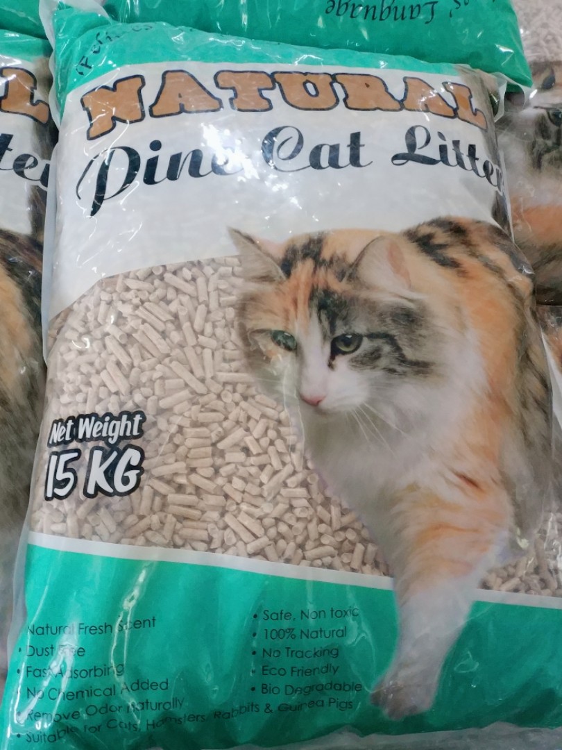 NATURAL PINE CAT LITTER 15KG, Pet Supplies, Homes & Other Pet