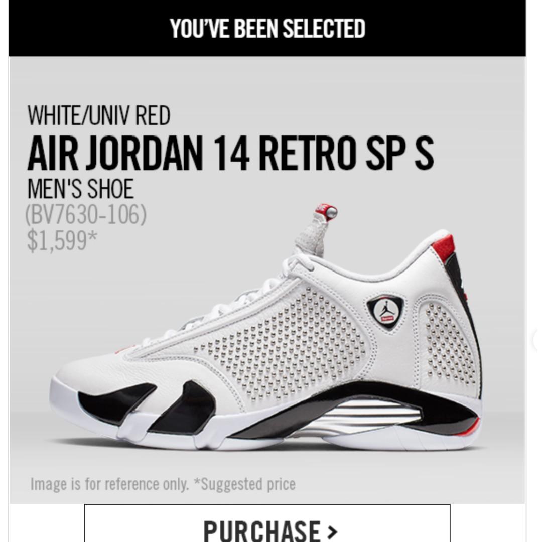 Supreme x air jordan 14 retro sp discount
