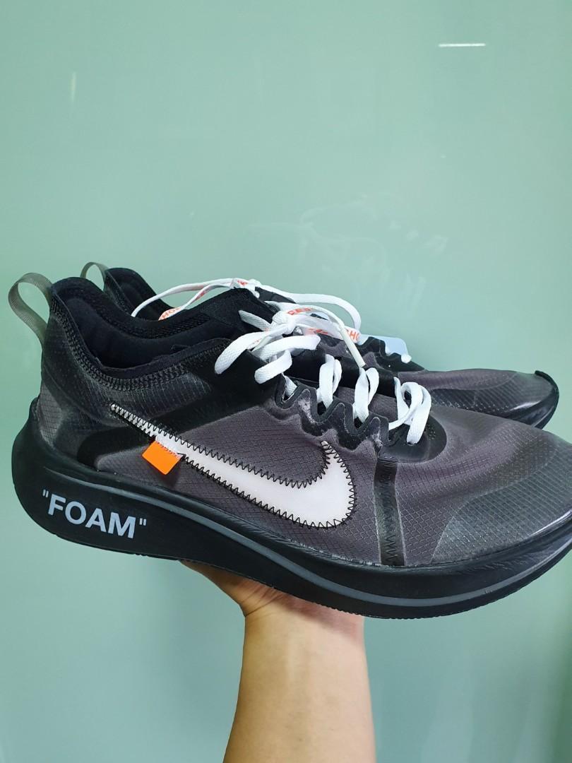 off white x zoom fly black