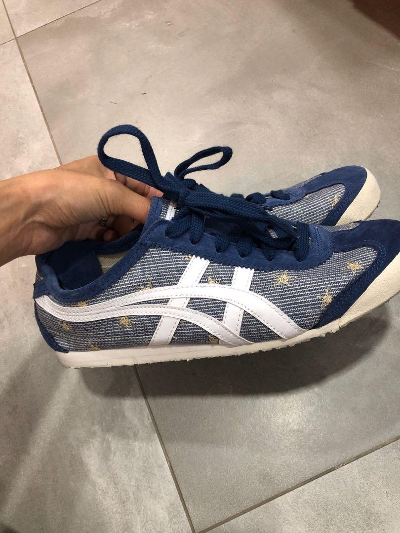 onitsuka tiger blue suede